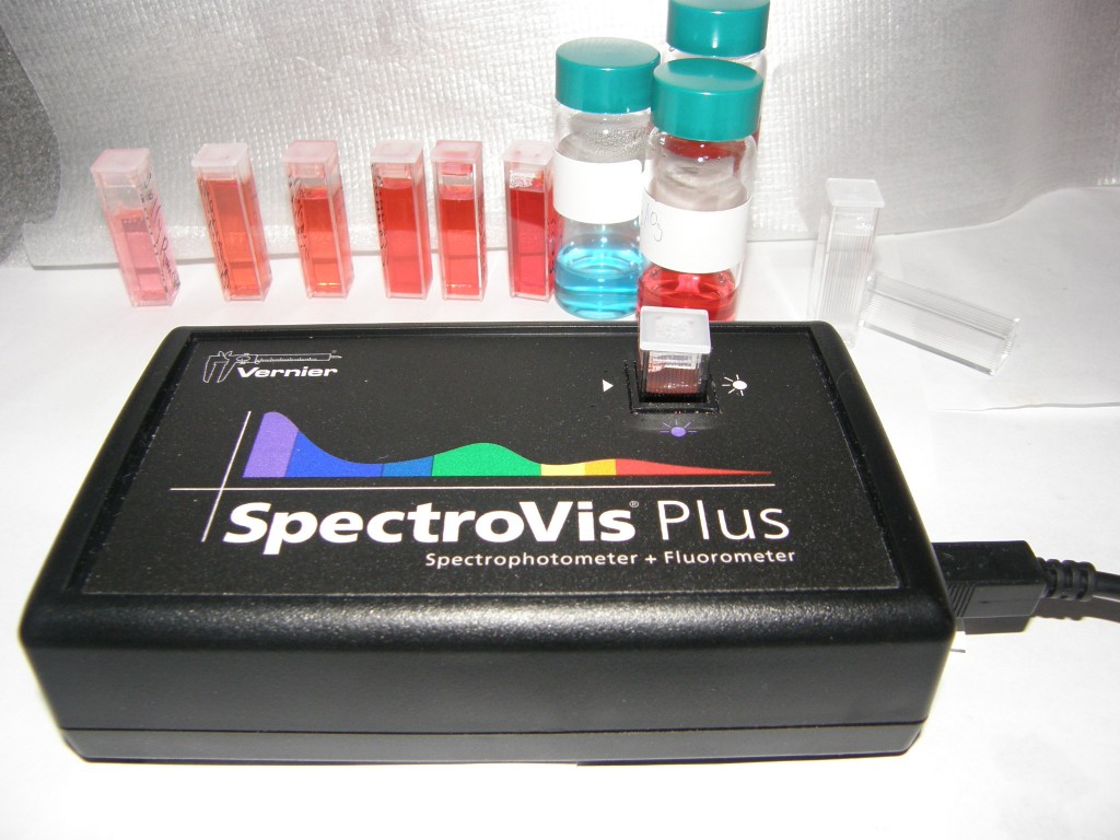 SpectroVis Plus at the DyeDiet facilities