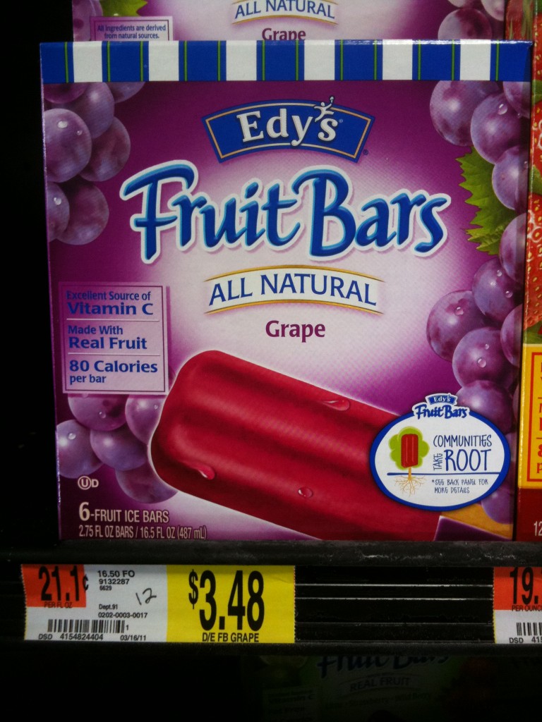 Edy’s Fruit Bars
