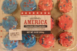 Unpatriotic cupcakes of Walmart