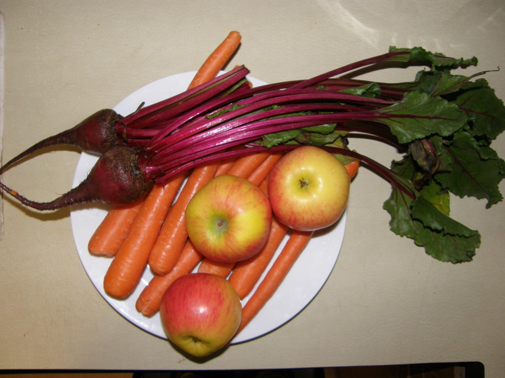 Organic vegetables for juicing