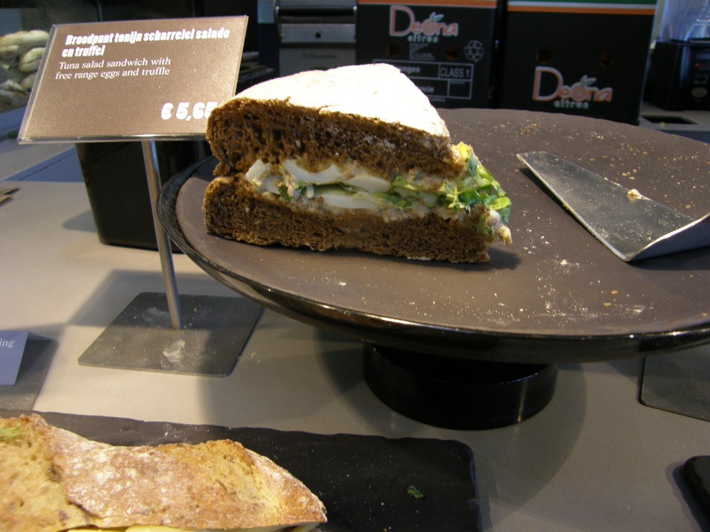 Rye bread sandwich