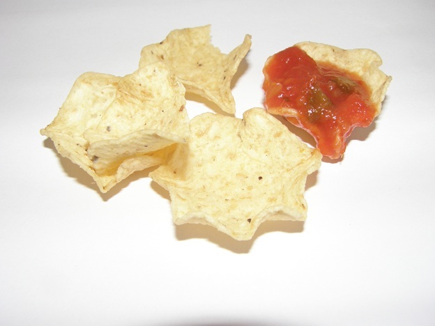 Scoop salsa well with Tostitos Scoops!