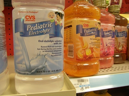 Only Unflavored Pediatric Electrolyte is safe