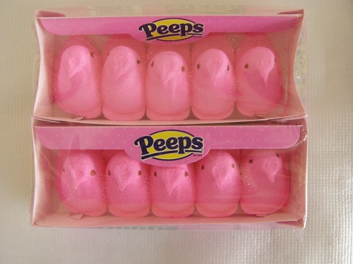 Peeps Marshmallow Chicks with Red 3