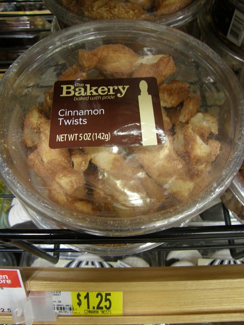 Cinnamon Twists of Walmart Bakery