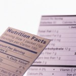 Nutrition label