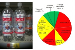 Clear American beverage:  A Natural Lie