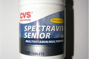 Spectravite Senior multivitamin with AZO DYES