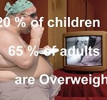 20% of children and 65% of adults are overweight