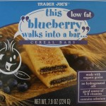 What blueberries in Trader Joe’s cereal bars come with?